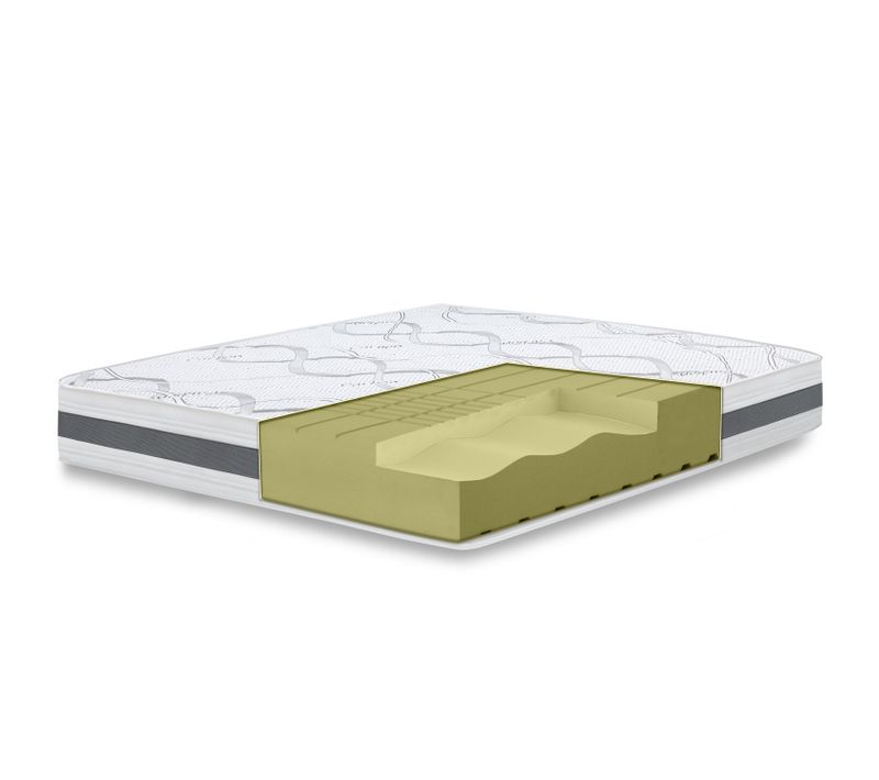 Matelas Mousse 80x190 Carbon - Hauteur 20 Cm - Made In Italy