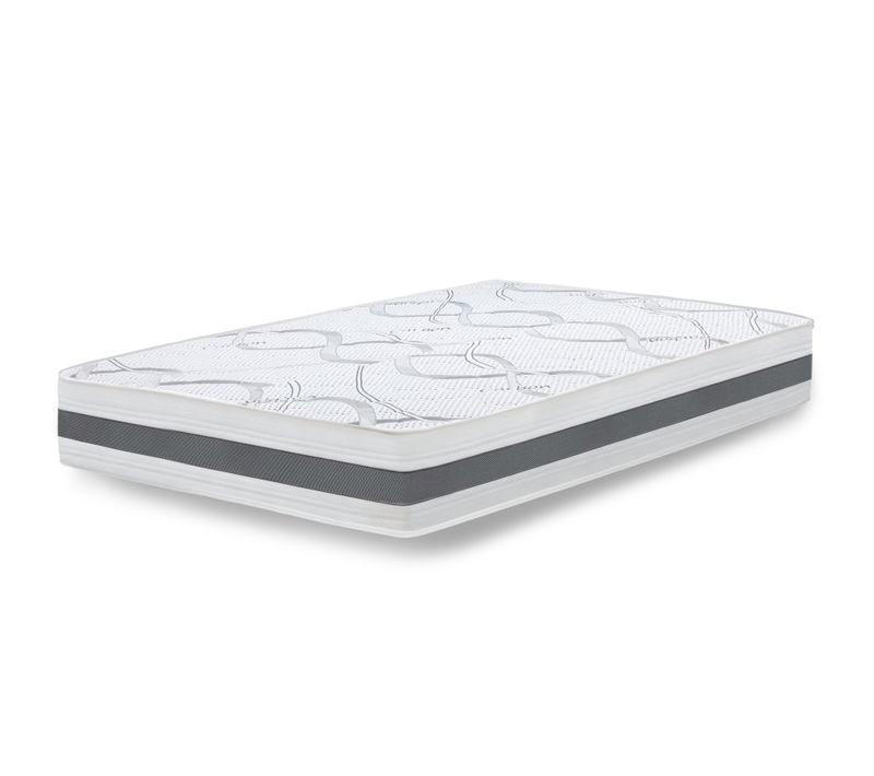 Matelas Mousse 100x190 Carbon - Hauteur 25 Cm - Made In Italy