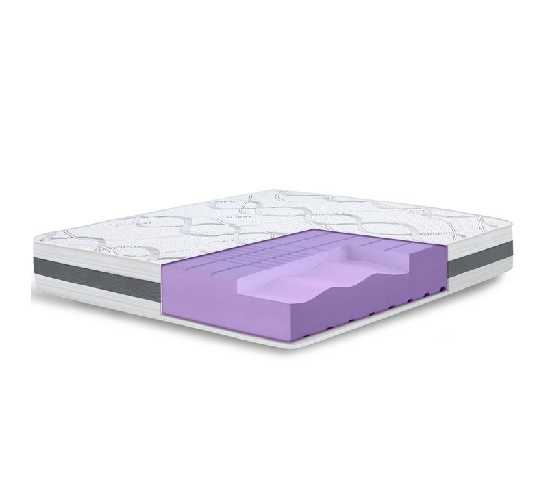 Matelas Mousse 120x200 Carbon - Hauteur 25 Cm - Made In Italy