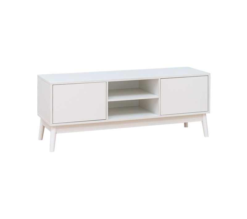 Meuble TV Bacopa 48x120x39,5 Panneau De Particules Blanc Moderne