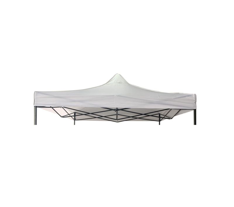 Couverture De Toit Gazebo Polyester Blanc Imperméable 3x3