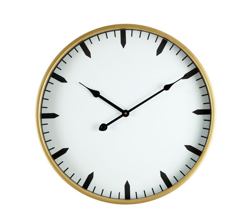 Horloge Grande Murale Modernes En Mdf Métal Verre Pour Cuisine Et Salon 40 Cm