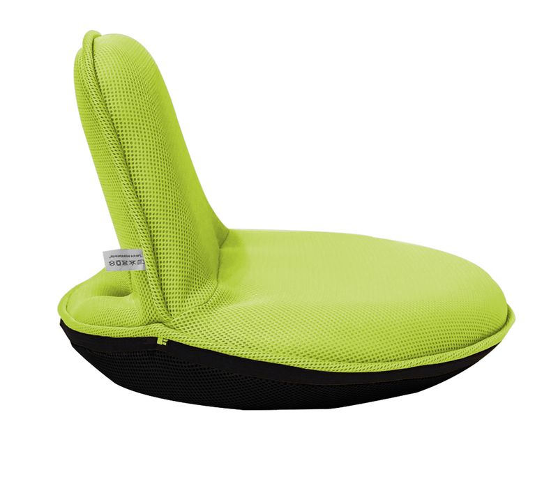 Fauteuil De Méditation Chaise De Yoga Rembourrée Pliable En Tissu Vert