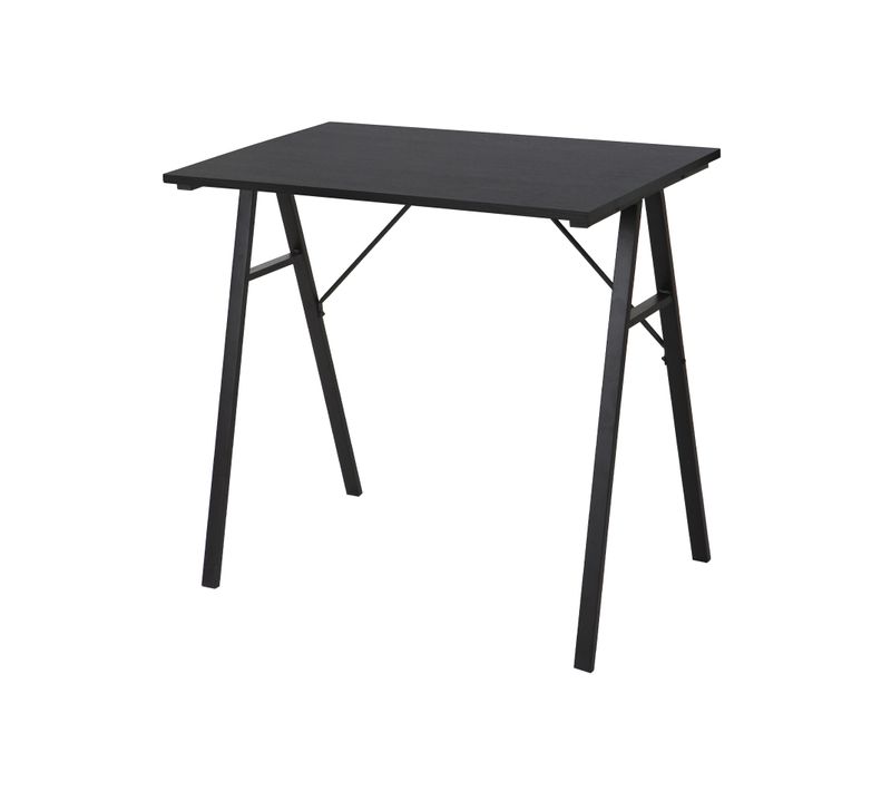 Bureau D'ordinateur Table De Jeu En Bois Et Acier Noir Pour Bureau Maison