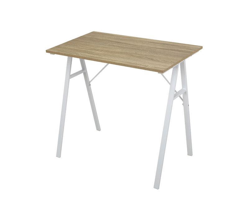 Table D'ordinateur Bureau De Jeu Gaming Moderne En Acier Bois Beige