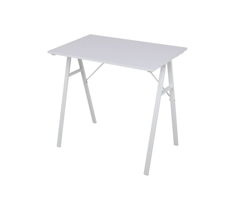 Table D'ordinateur Pour PC En Bois Acier Blanc Bureau De Jeu De Style Moderne