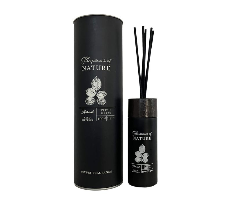 Diffuseur D'ambiance Parfumé Avec 6 Bâtonnets Au Parfum D'herbes Fraîches Idées Cadeaux