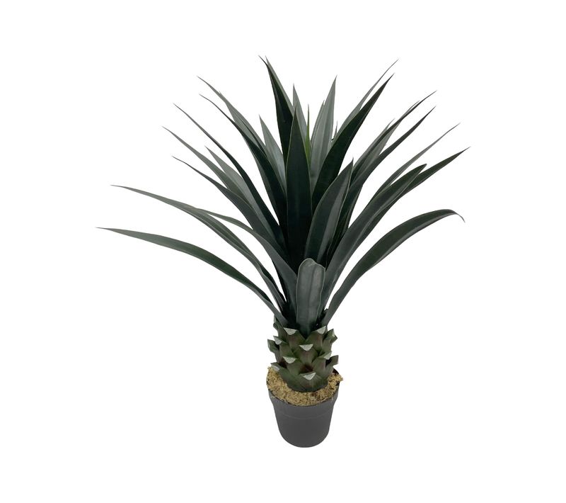 Plante Artificielle Yucca Sunko 90x30x30 Polyéthylène Vert Marron