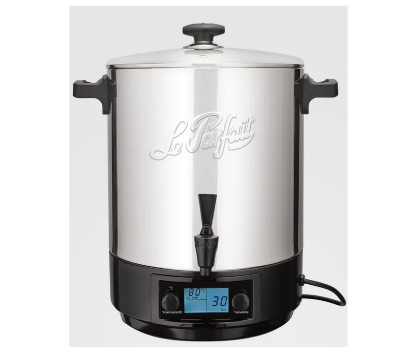 Stérilisateur De Bocaux électrique Cuve Inox Avec Robinet 23l 2500w 41231b2