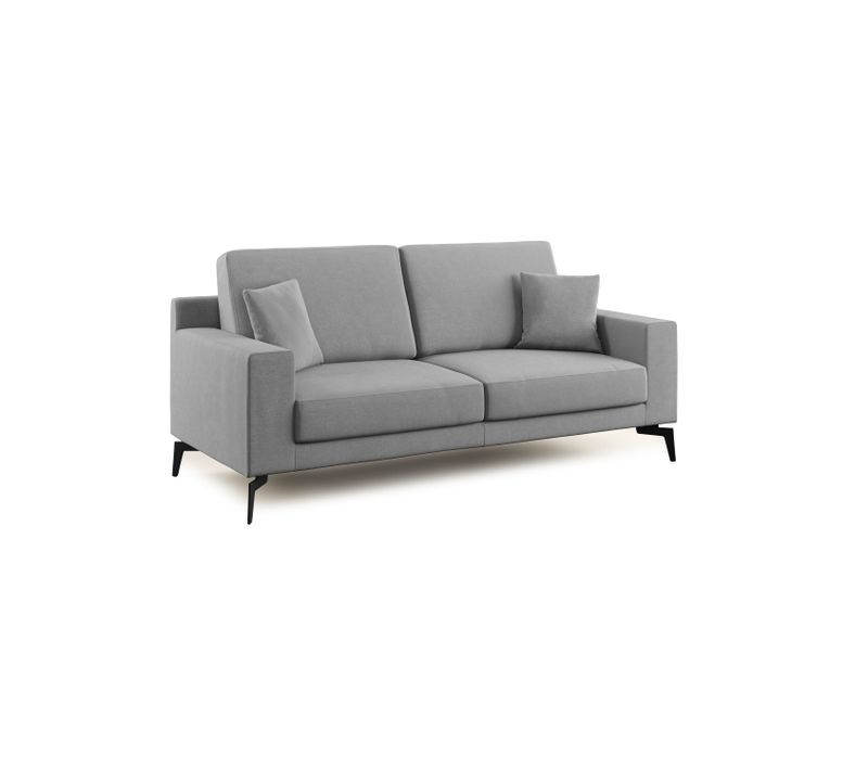 Prestige Canapé Moderne En Microfibre Détachable T11 146 Cm  Gris