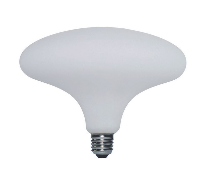 Ampoule Porcellana Idra - Opaque - Blanc En Verre, 20 X 20 X 15,3 Cm, 1 X E27, 6w