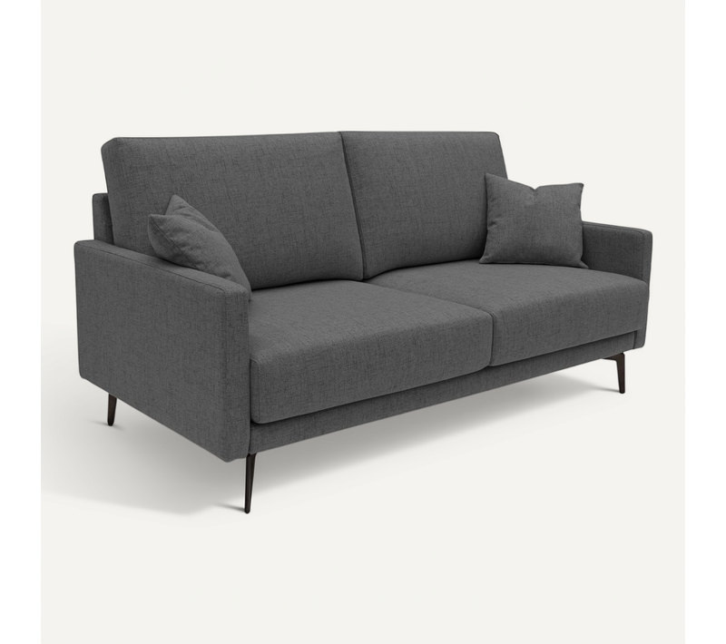 Saturno Canapé Moderne En Tissu Doux Imperméable T03 160 Cm Anthracite
