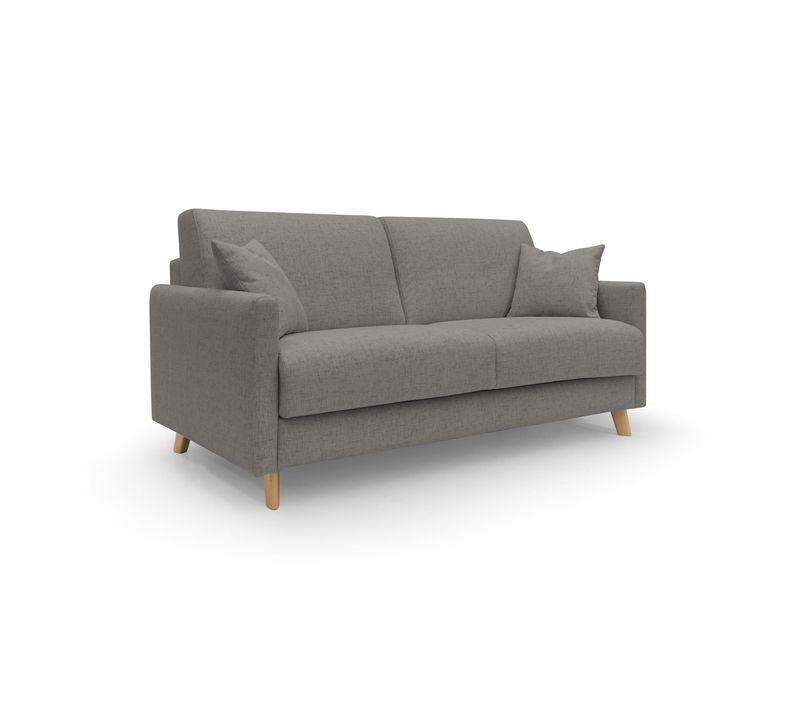 Edgar Canapé Lit Convertible En Tissu Felis Imperméable T03 180 Cm (mat. 140x197) Taupe