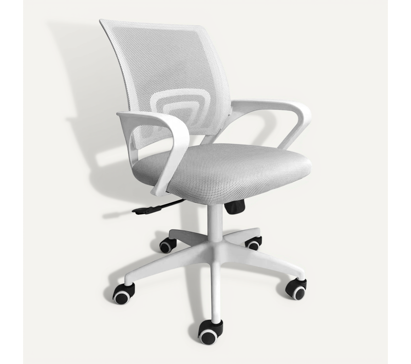 Lara - Chaise De Bureau Ergonomique à Roulettes, Réglable En Hauteur