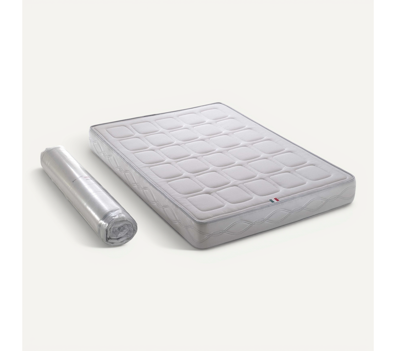 Matelas Mousse 140x190 cm PERLA - Epaisseur 22 Cm