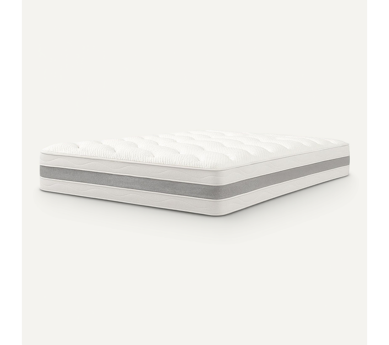 Matelas Mousse 140x190 cm Scandinave - Epaisseur 20 cm - 3D Air, 7 Zones