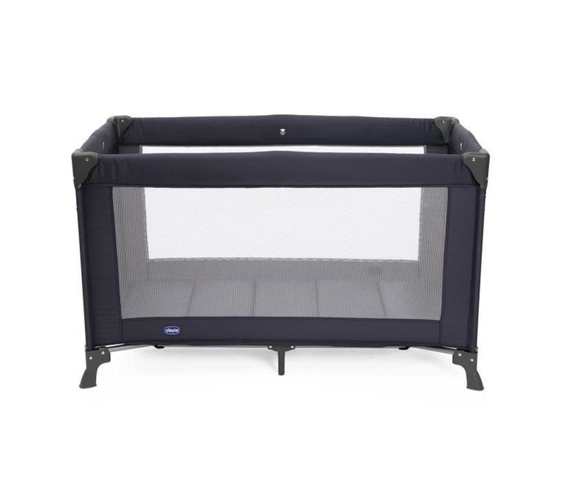 Lit De Voyage Goodnight Pegaso Blue - Pliant Parapluie, Matelas 60x120 Cm