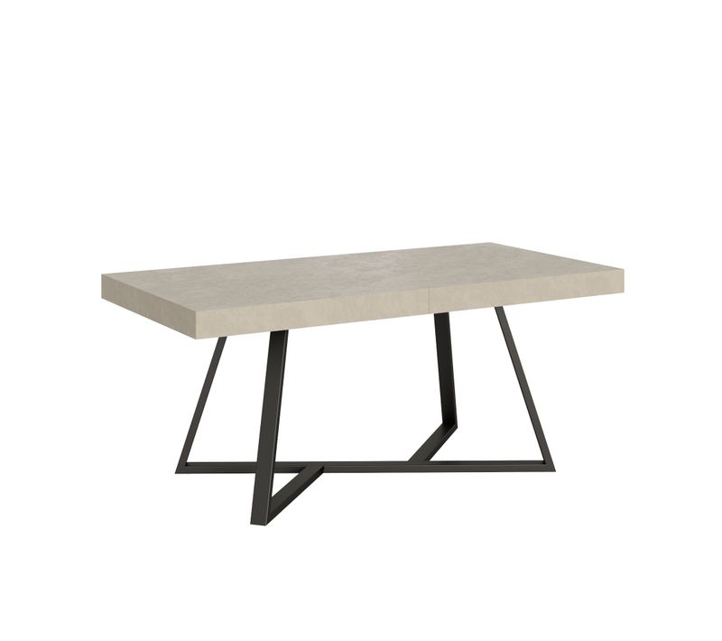 Table Extensible 90x180/284 Cm Booster Cachemire Pieds Anthracite