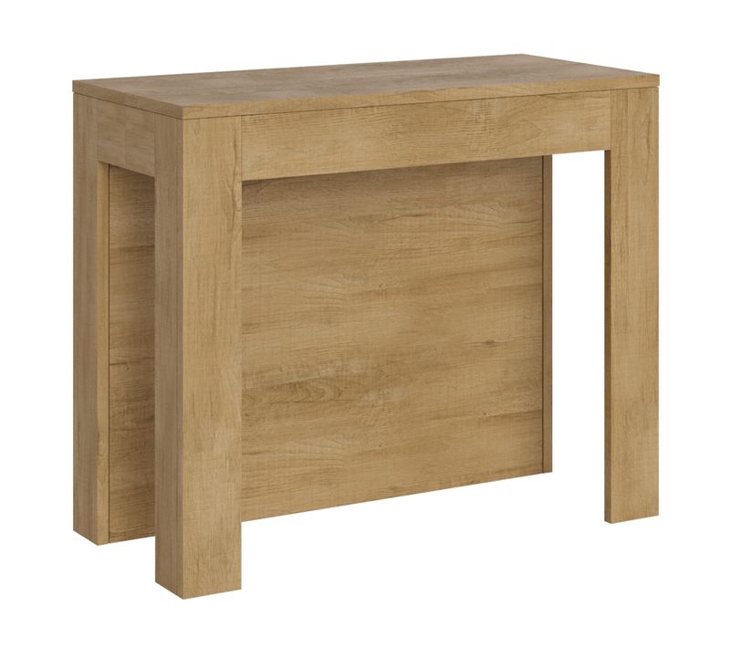 Console Extensible 90x42/290cm Cayman Chêne Nature