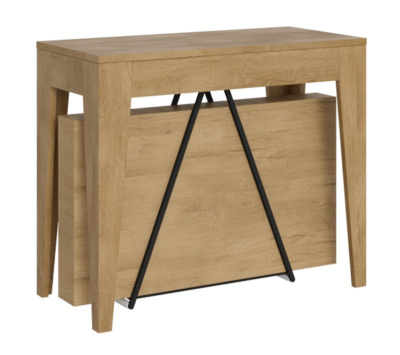 Console Extensible 90x42/302 Cm Zima Chêne Nature