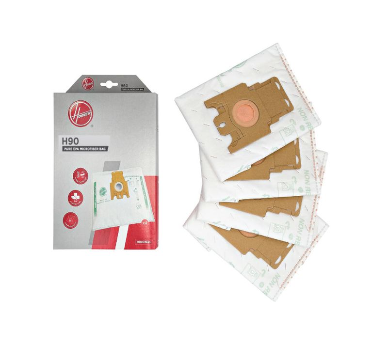 Sacs Microfibres Par 4 H90 35602734 Pour Aspirateur Hoover