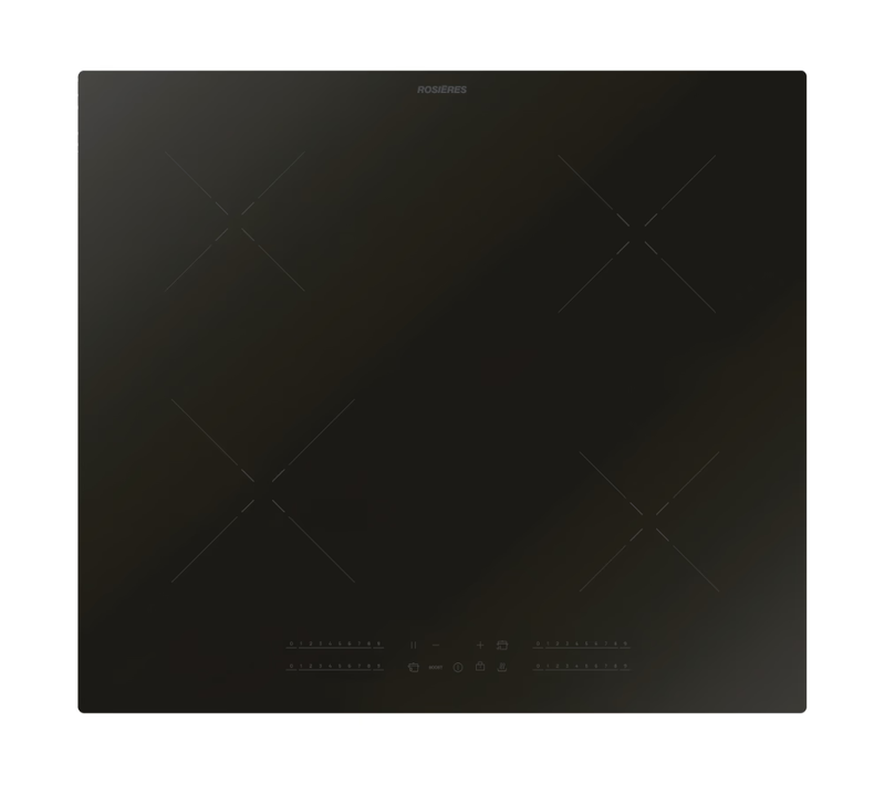 Plaque Induction 4 Zones 60 Cm, 7200 W, Boosters 3000 W, Noir - Ri642cbb