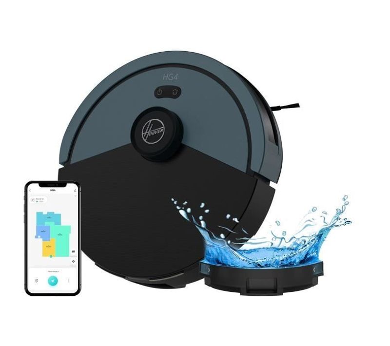 Hg430h Hydro Robot Aspirateur Laveur - Puissant 4000pa - Tous Sols - Navigation Laser