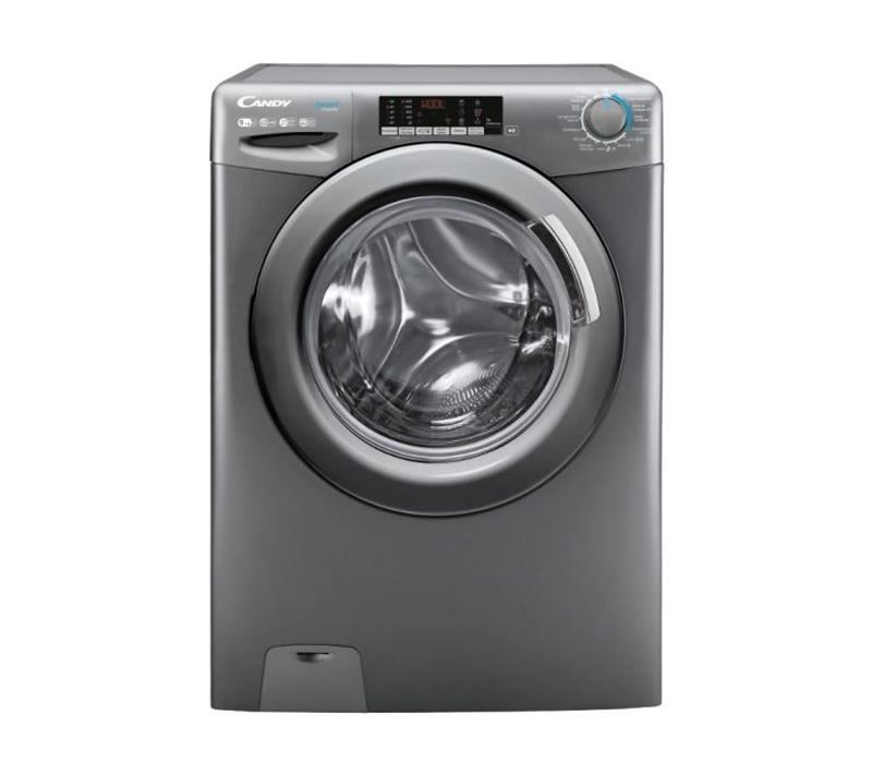 Lave-linge Séchant Csws496twmrre/fr - 9 / 6 Kg - Induction - 1400 Trs/min - 15 Prgms - A - Gris