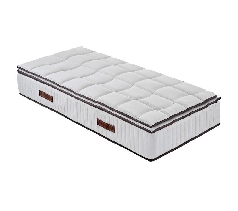 Matelas Mousse  80x190 Cm Royal - Accueil Mémoire De Forme - Epaisseur 24 Cm - Ferme
