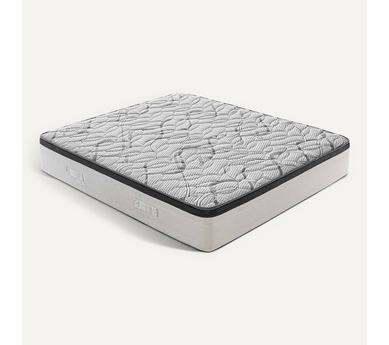 Matelas Mousse  140x190 Cm Deluxe - Epaisseur 15 Cm - Réversible - Côté Été/hiver