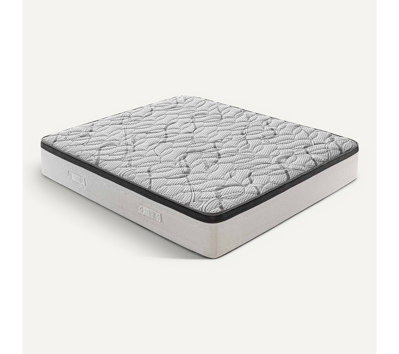 Matelas Mousse  140x190 Cm Deluxe - Epaisseur 20 Cm - Réversible - Côté Été/hiver