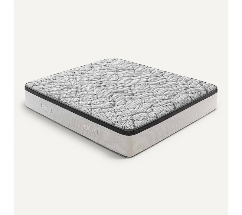 Matelas Mousse 160x200 Cm Deluxe - Epaisseur 20 Cm - Réversible - Côté Été/hiver