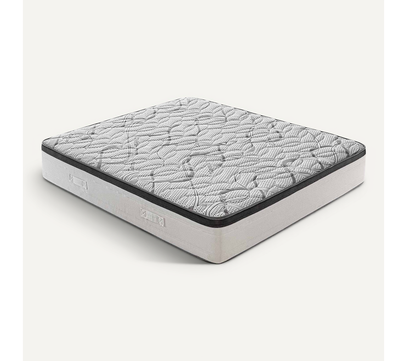 Matelas Mousse  140x190 Cm Deluxe - Epaisseur 30 Cm - Réversible - Côté Été/hiver