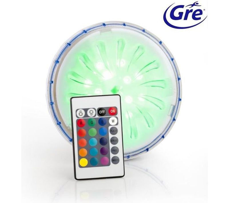 Gre Projecteur - LED Couleur - Pour Piscines Hors-sol Paroi En Acier/métal
