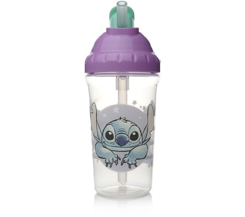 Lilo et Stitch Gobelet Paille 295 Ml - Anti-fuites, Dès 10 Mois