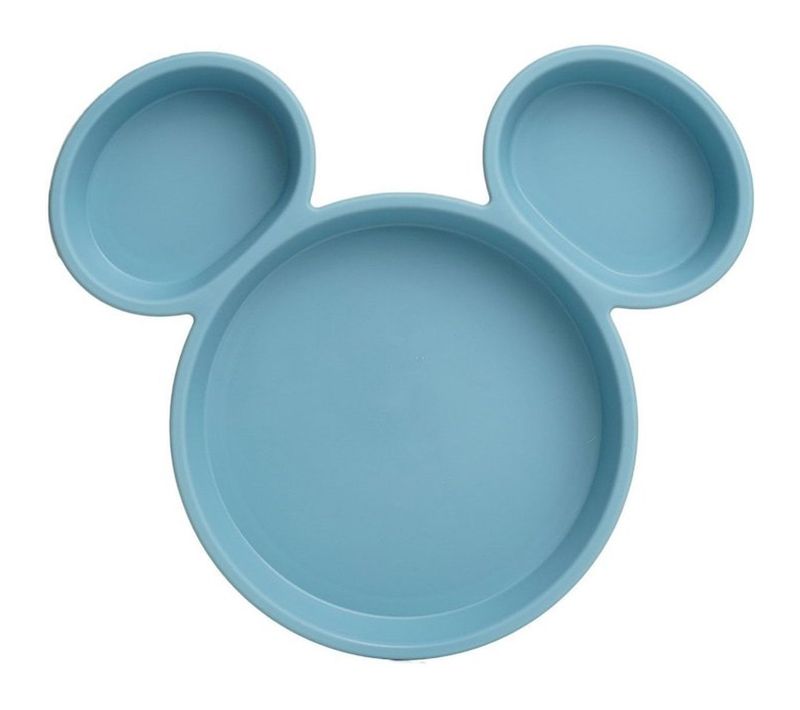 Assiette Compartimentée Disney Mickey 23,5 Cm - 3 Compartiments, Pp Sans Bpa