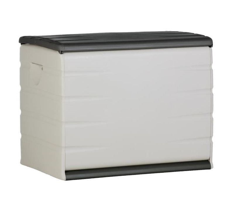 Coffre De Rangement  260l - Intérieur/extérieur Fonctionnel Et Esthétique - 80 x 61 x 53 cm
