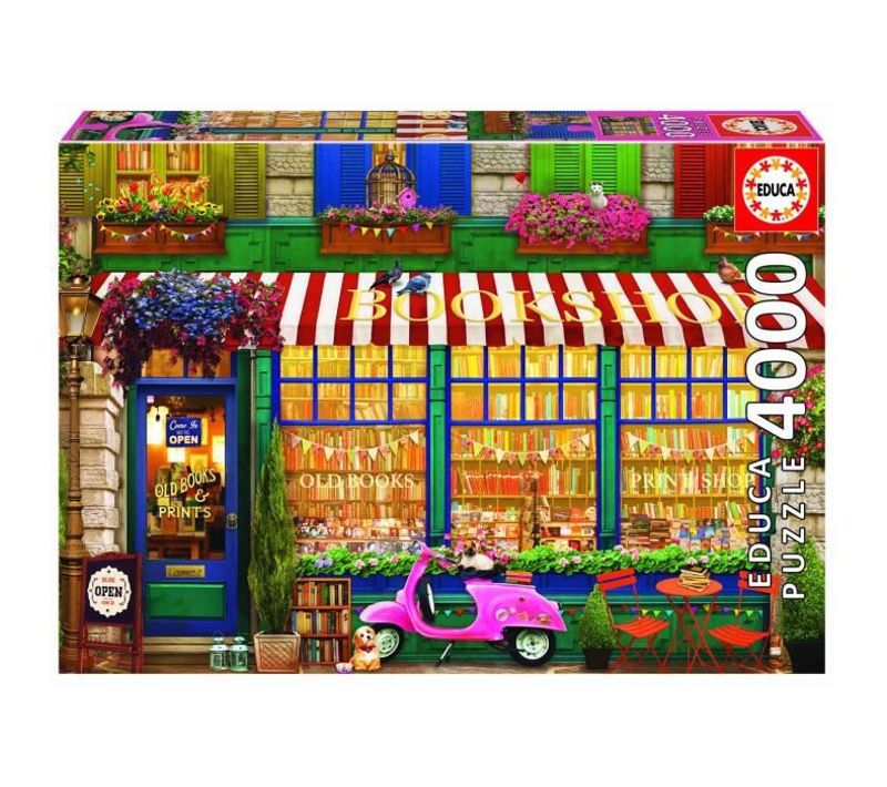 Puzzle 18582 4000 Librería Vintage