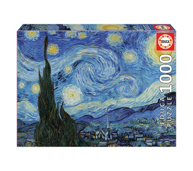 Puzzle 1000 Pièces Van Gogh - La Nuit Étoilée Pour Adultes