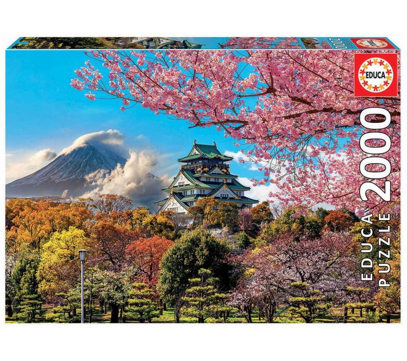 Puzzle 2000 Pièces Chateau D Osaka - Japon