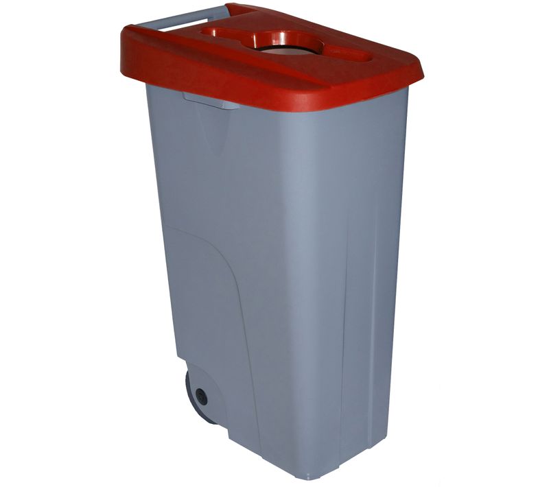 Conteneur Recyclage, 110 L, Rouge