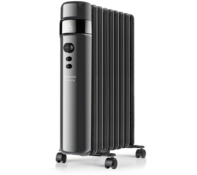Radiateur à Bain D'huile 2000w Noir Agadir 2000