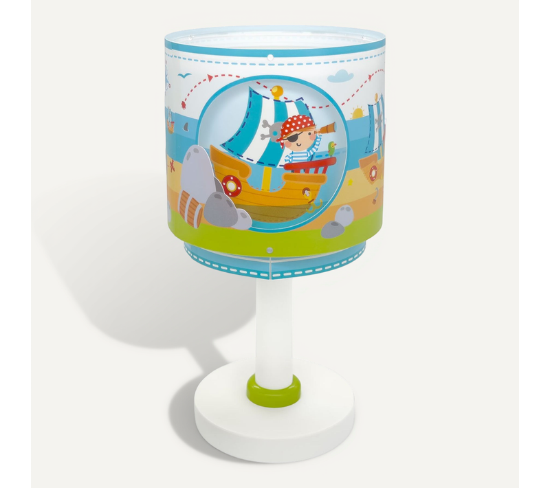 Lampe De Chevet Veilleuse LED Pour Enfant Pirate Island Île Des Pirates