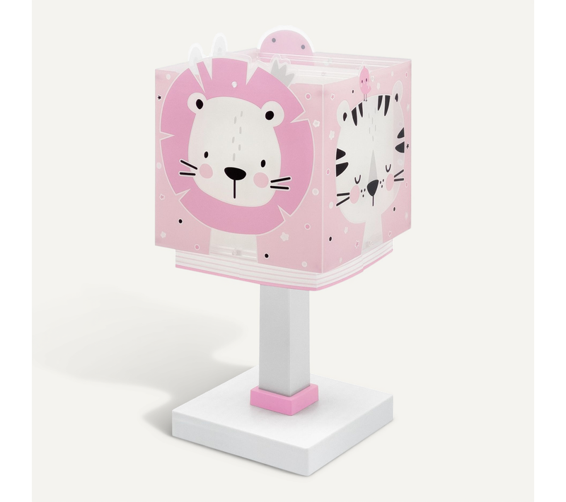 Lampe De Chevet Veilleuse LED Pour Enfants Baby Jungle Animaux De La Jungle Rose