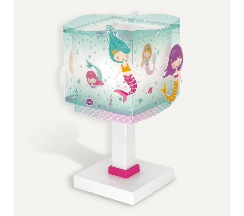 Lampe De Chevet Veilleuse LED Pour Enfant Mermaids Sirènes