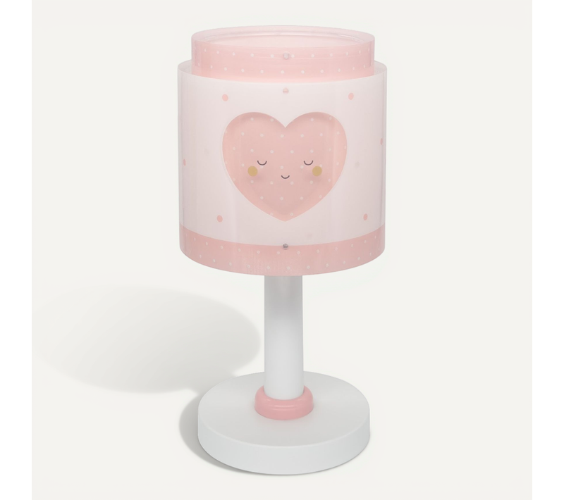 Lampe De Chevet Veilleuse LED Pour Enfant Baby Dreams Coeur Rose