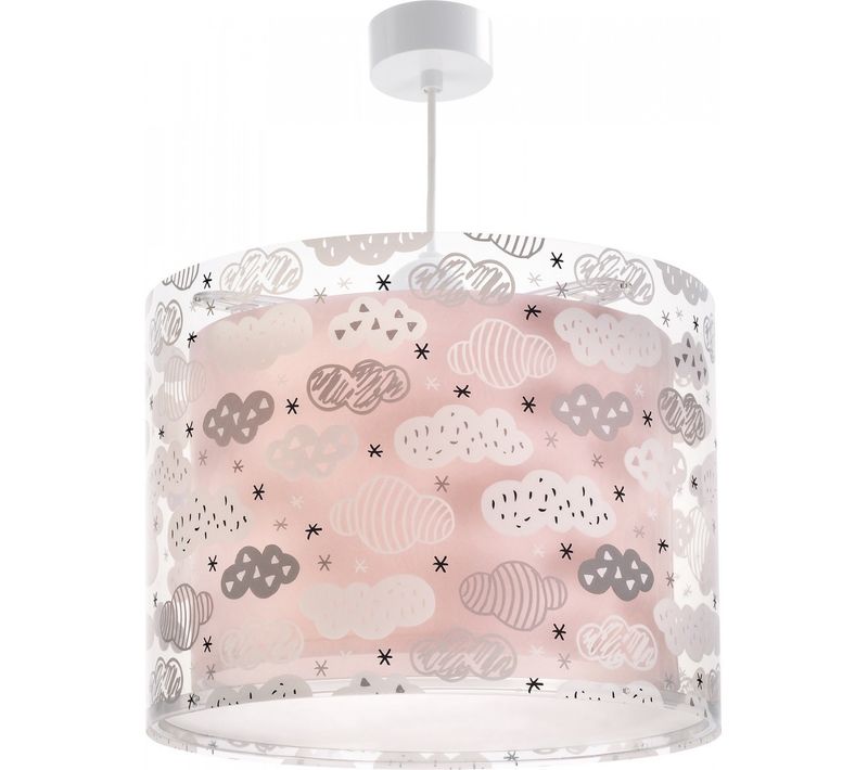Lampe Suspension Enfant Clouds Nuages Rose
