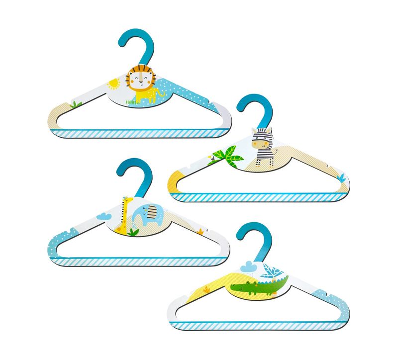 Cintres Pour Enfants My Little Jungle Animaux De La Jungle Pack De 8 Pièces. (2 X Modèle)