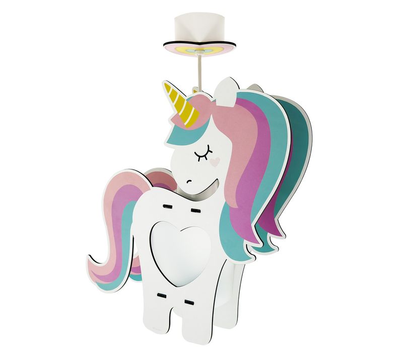 Lampe Suspendue Enfant Licorne - Eco Friendly