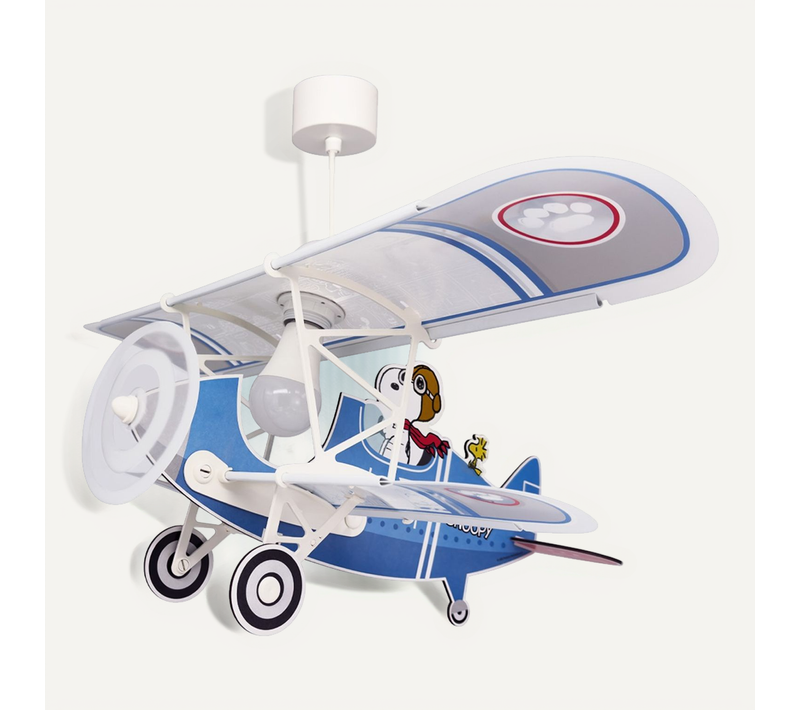 Lampe Suspension Enfant Avion Snoopy